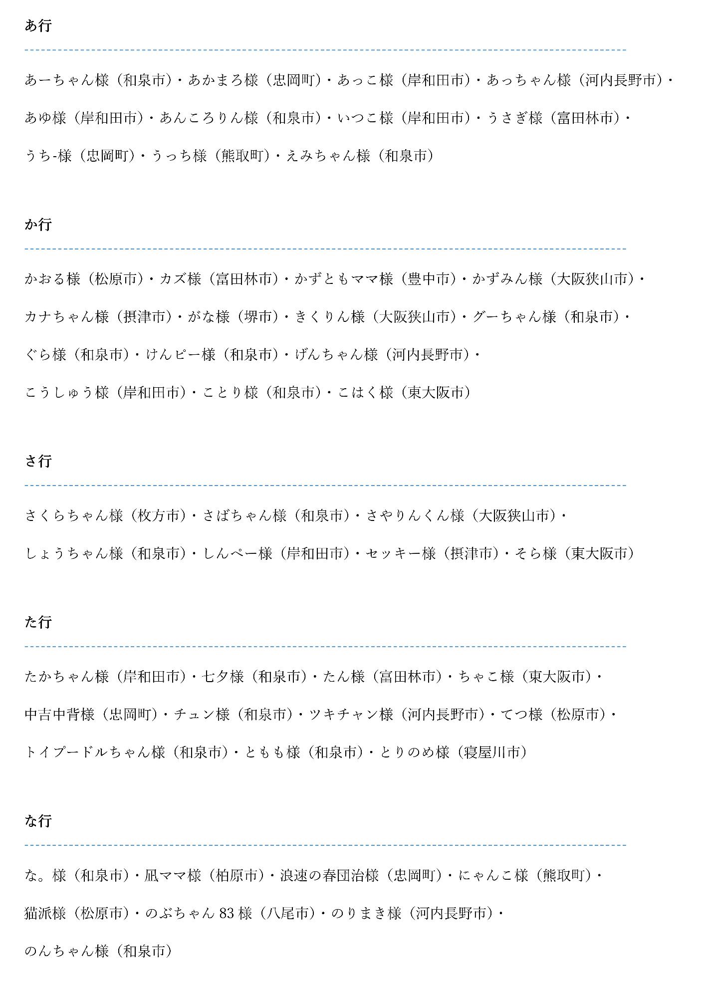 令和8年防災ボトルプレゼントキャンペーン当選者発表