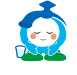 頭を下げるみずまる