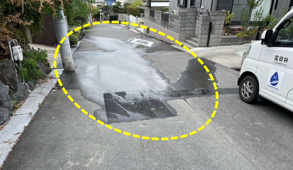 道路漏水
