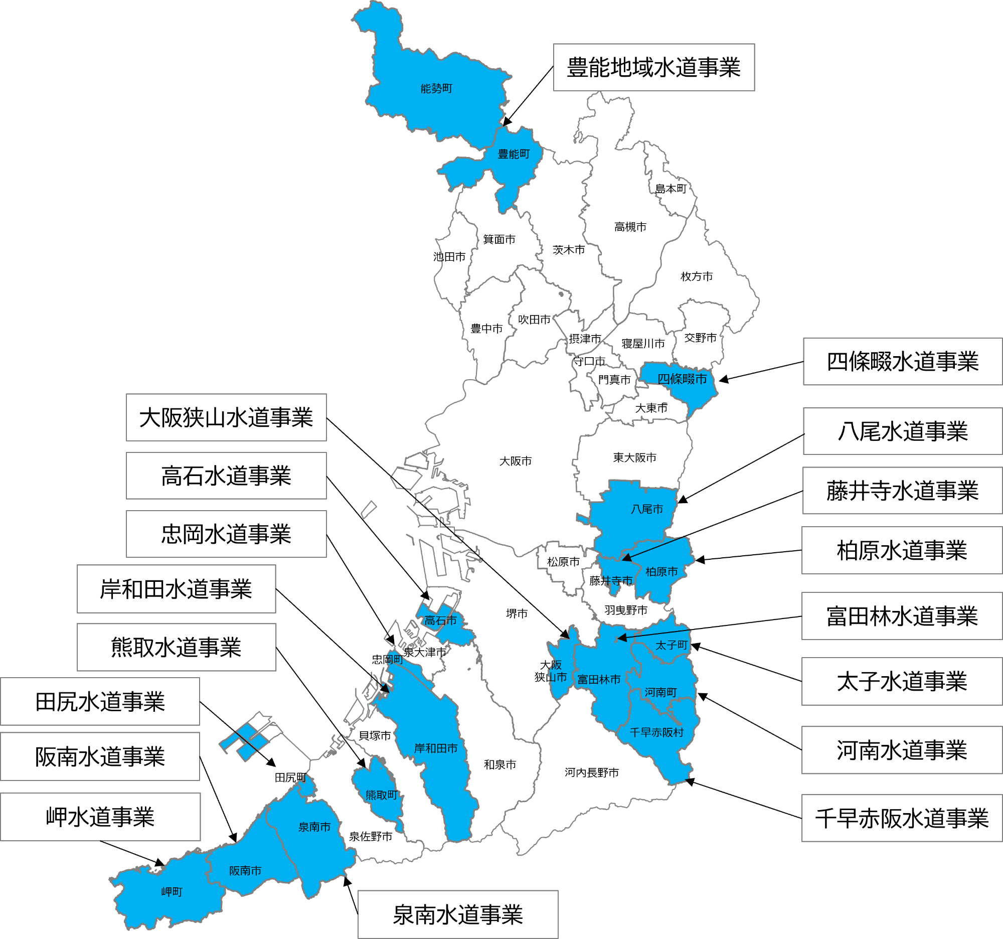 企業団が担う水道事業